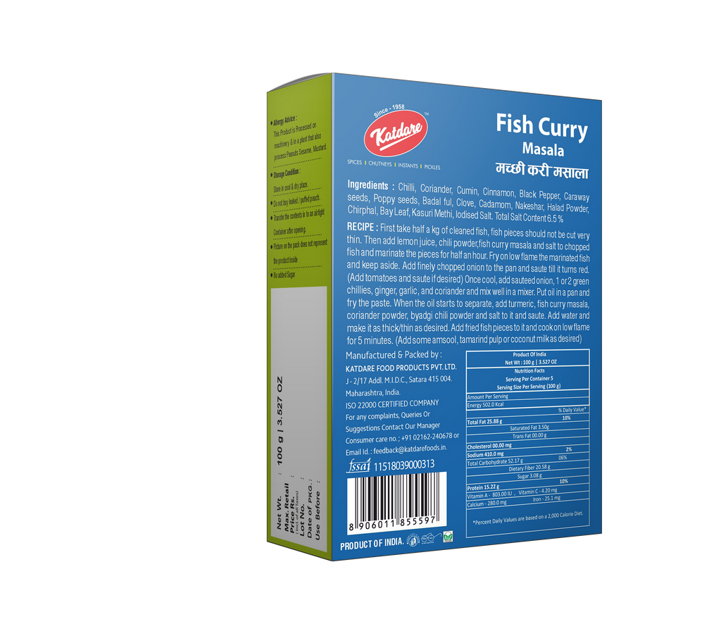 Fish curry Masala B