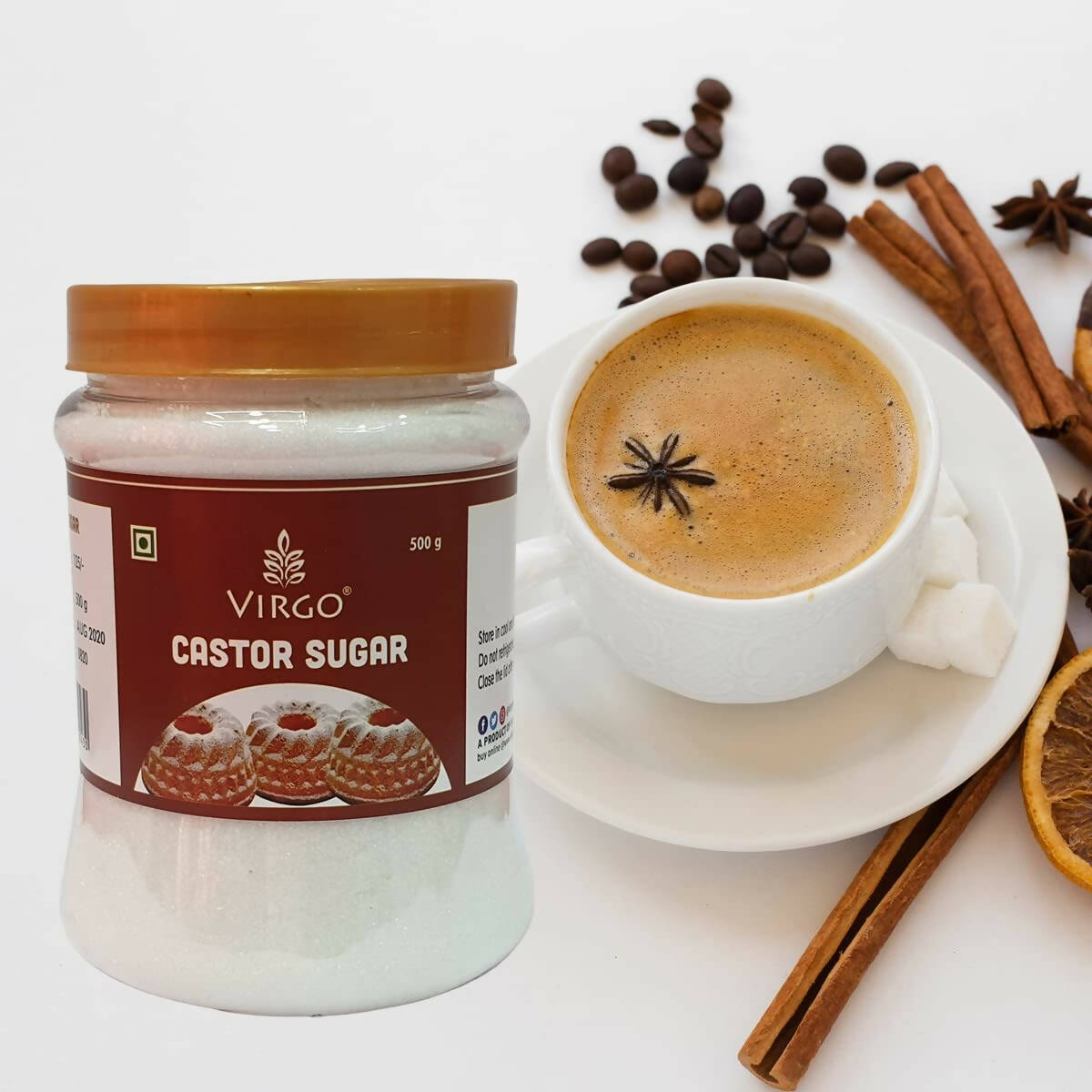 Virgo Castor Sugar - Distacart