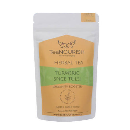 TeaNourish Turmeric Spice Tulsi Herbal Tea