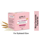Globus Naturals Rice Ceramide 6 Step Facial Kit For Korean Glass Skin - Distacart