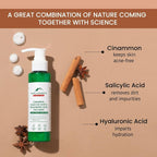 Alps Goodness Cinnamon, Salicylic Acid & Hyaluronic Acid Facewash