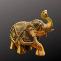 Brass Elephant Idol