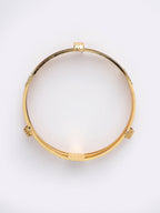 NVR Women Set of 2 Gold Plated Kundan Studded Bangles - Distacart