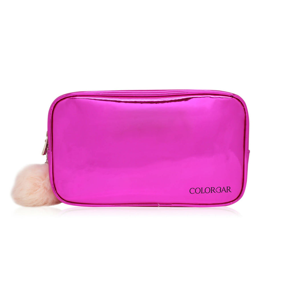 Colorbar Pouch Pom Pom Travel Kit - Mystic Magenta