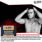 Beardo Activated Charcoal Brick Soap - Distacart