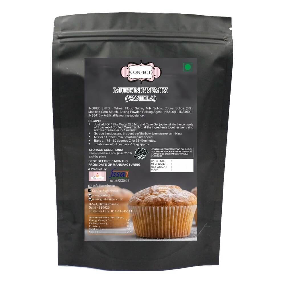 confect vanilla muffin premix br b 800 gms b