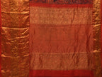 Multicolor Kalamkari Hand Painted Kanchipuram Silk Handloom Saree with Ramayana Design - Global Threads