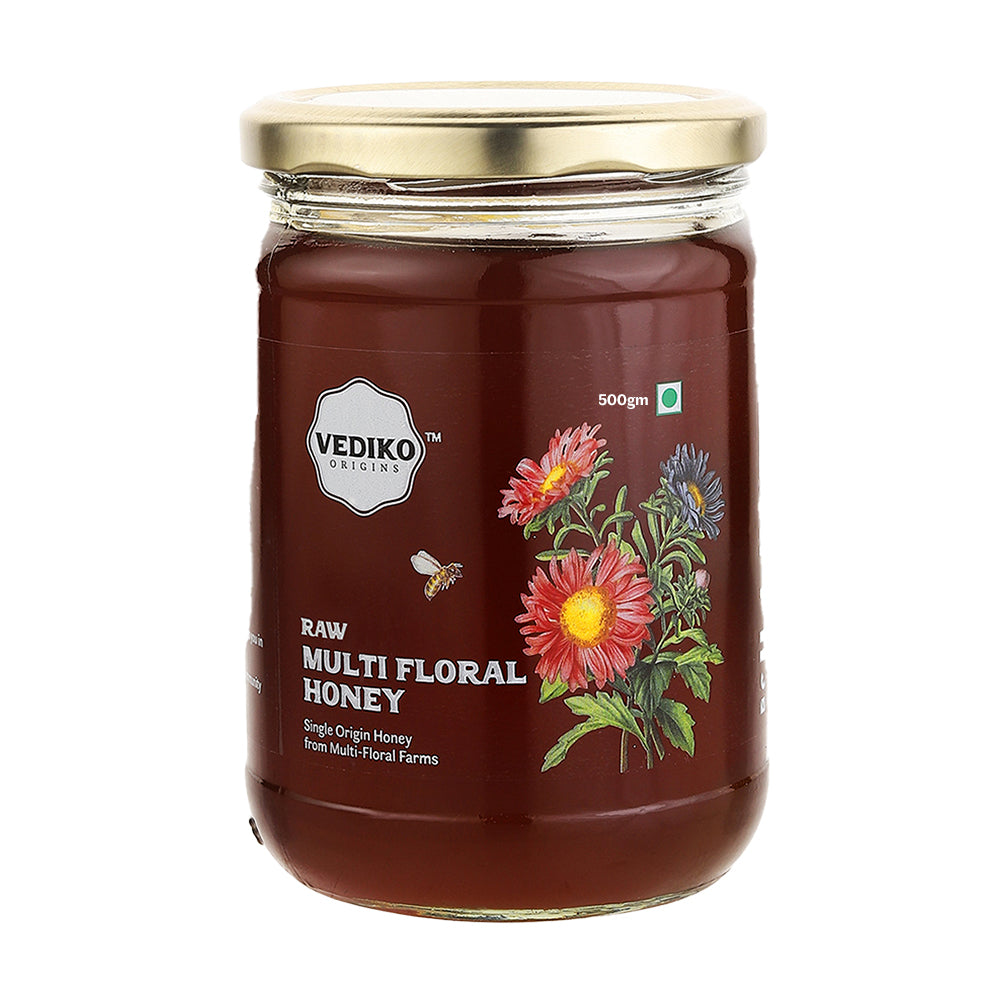 Vediko Origins Raw Multi Floral Honey - Distacart