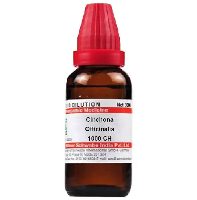 Dr. Willmar Schwabe India Cinchona Officinalis Dilution - Distacart