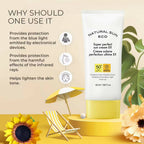 The Face Shop Natural Sun Eco Super Perfect Sun Cream Ex-SPF 50 - Korean Skincare
