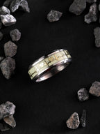 NVR Men's Rhodium-Plated Silver-Toned Stainless Steel Finger Ring - Distacart