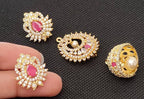 AD Emeralds Designer Beautiful 4 in 1 Earrings for brides