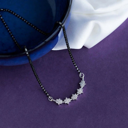 Joban Fashion Women White Ad Mangalsutra