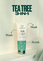 The Body Shop Tea Tree 3 IN 1 Wash Scrub Mask