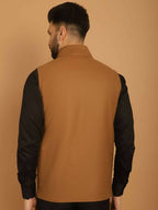 Even Apparels Pure Wool Nehru Jacket - Beige