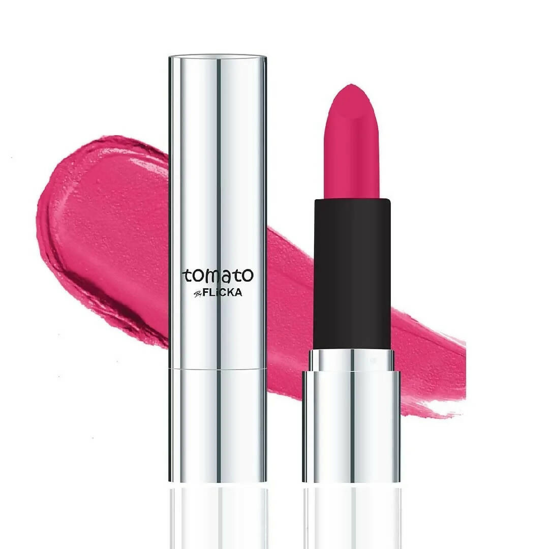 FLiCKA Tomato Matte Finish Lipstick Shade 17 - Pink