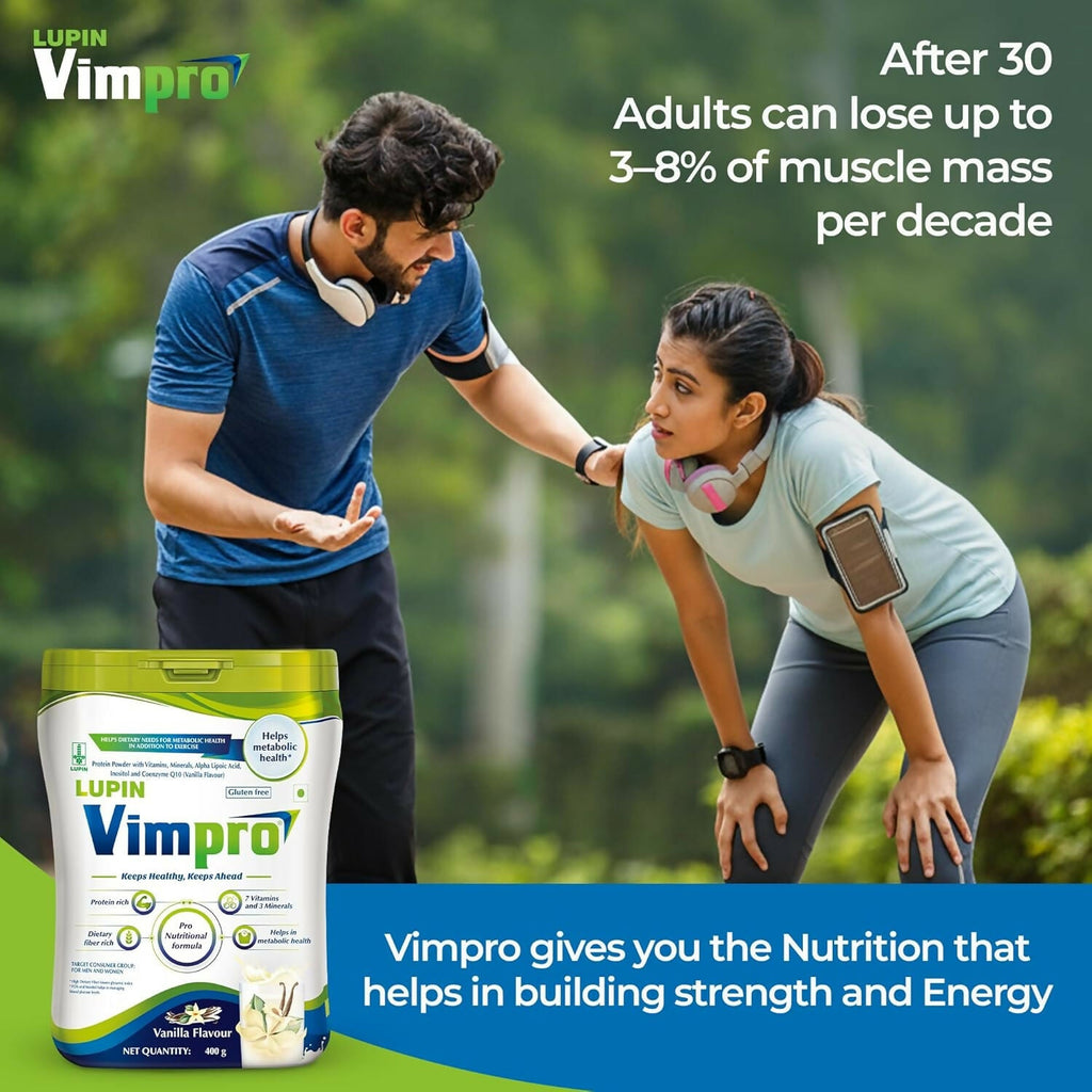 Lupin Vimpro Nutritional Vanilla Protein Powder - Distacart