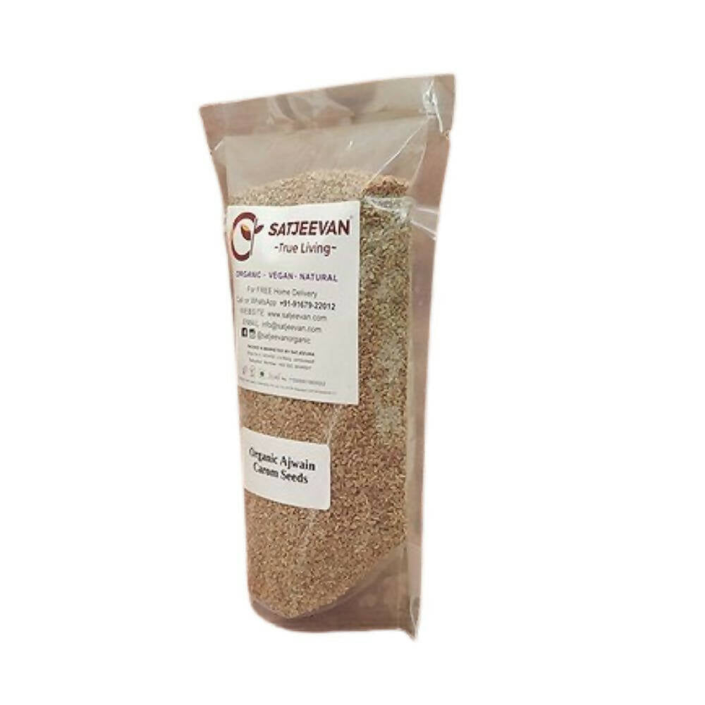 Satjeevan Organic Ajwain Carom Seeds - Distacart