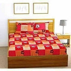 Cotton Double Bedsheet with 2 Pillow Covers