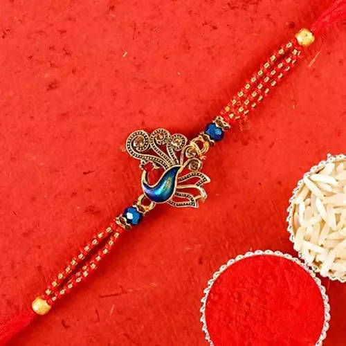 Peacock Rakhi Online