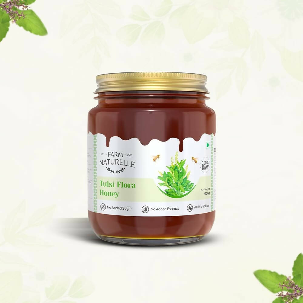Farm Naturelle Vana Tulsi Honey Forest Flower Honey