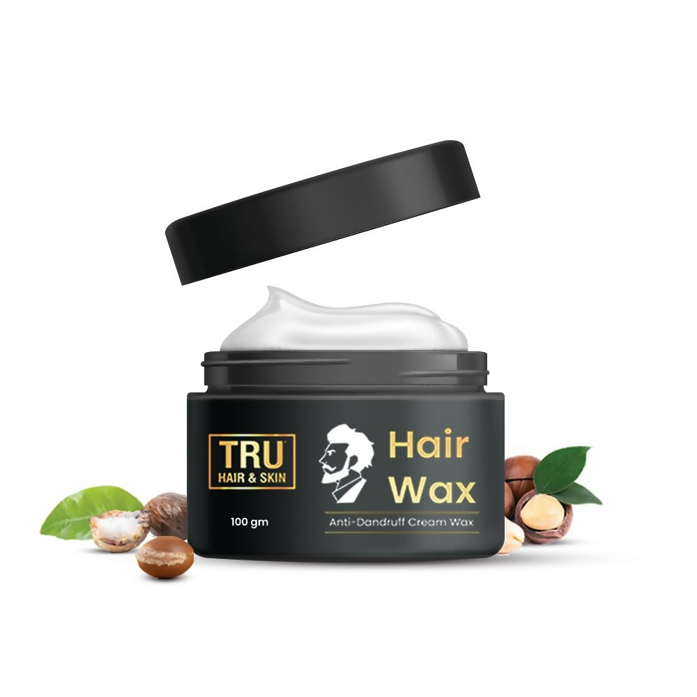Tru Hair & Skin Strong Hold For 12-Hours Hair Wax Cream with Argan Oil