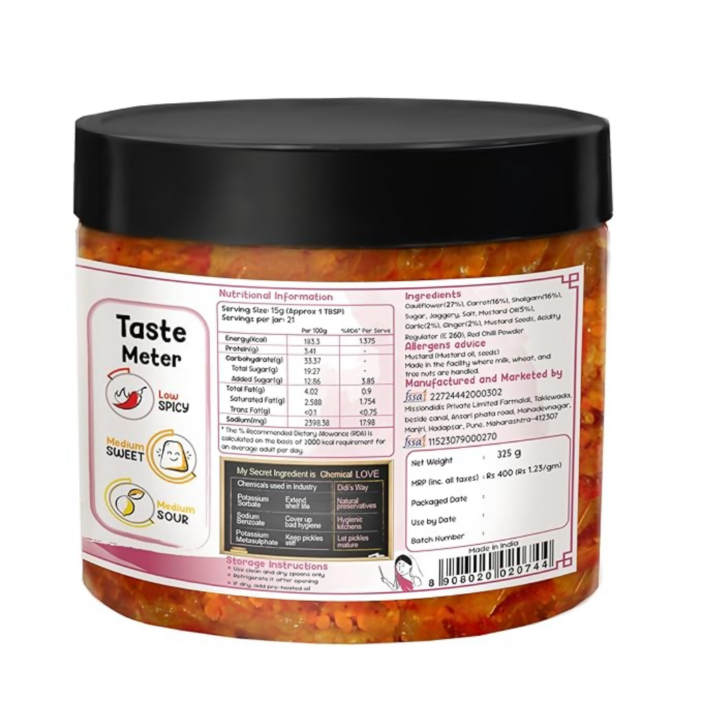 FarmDidi Gobhi Gajar Shalgam Pickle