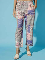 Myshka Women Multi-Printed Bling & Sparkly Co-Ords - Distacart
