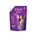 Vivel Fragrant Body Wash Lavender & Almond Oil Moisturizing Shower Gel Supersaver Refill Pack
