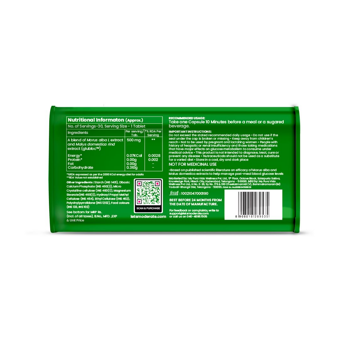 ForMen Moderate 100% Botanical Post Meal Capsules - Distacart