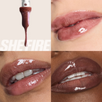 Huda Beauty Icy Nude Faux Filler Lip Gloss - She Fire