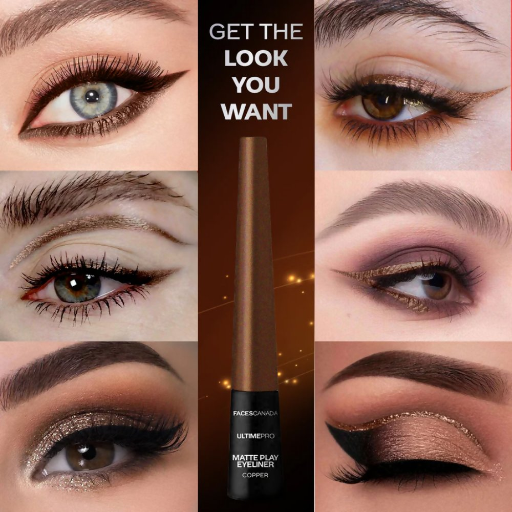 Faces Canada Ultime Pro Matte Play Eyeliner - Copper
