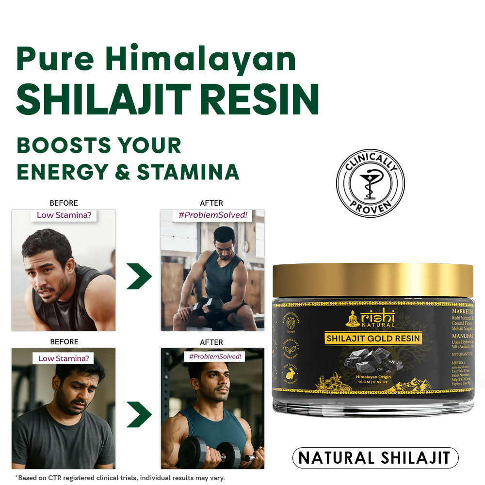 Rishi Natural Himalayan SJ Gold Resin