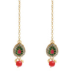 Mominos Fashion Johar Kamal Gold-Plated Brass Finish Meena & Pearls Work Choker For Women - Distacart