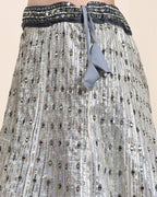 Grey Organza Mirror With Coding Work Lehenga Choli with Dupatta - Tanya