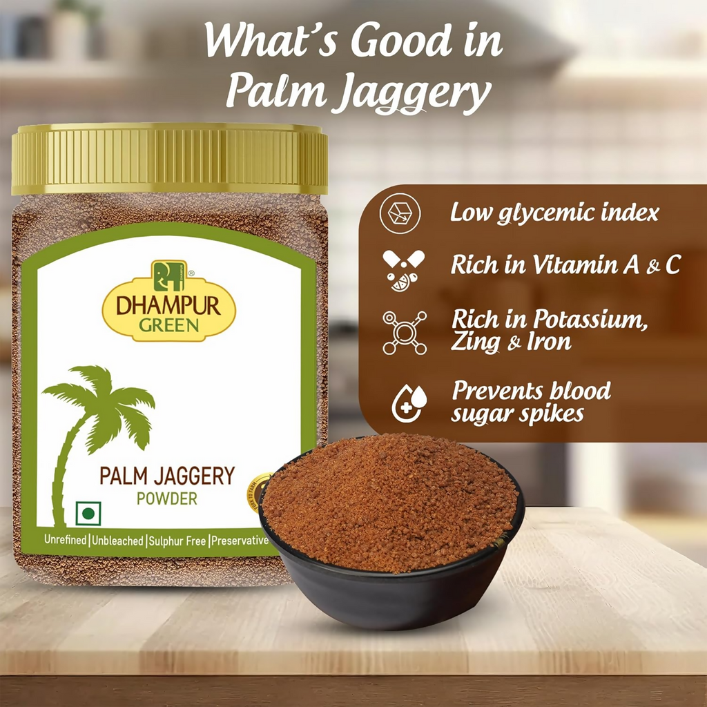 Dhampur Green Palm Jaggery Powder - Distacart