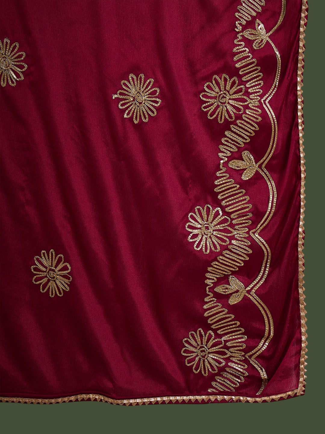 Sangria Woven Design Kurta & Trouser With Dupatta