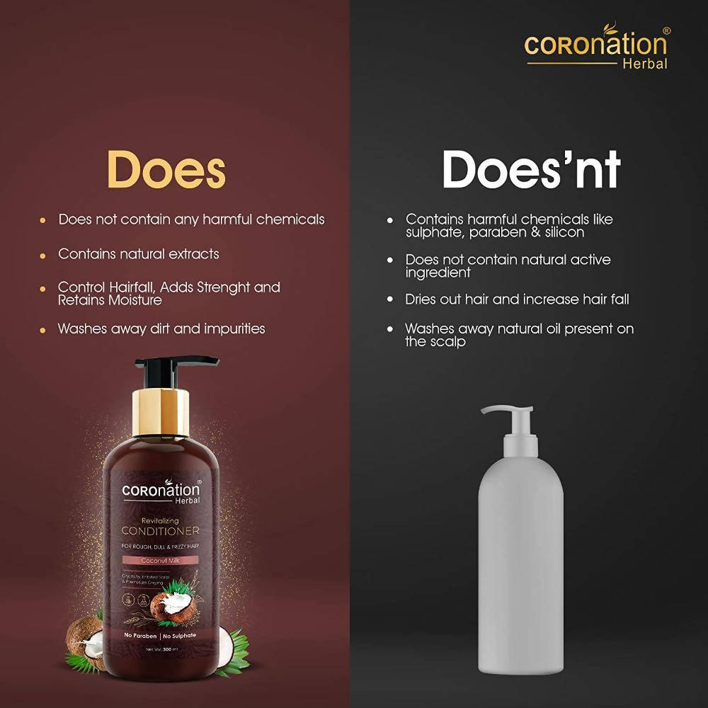 Coronation Herbal Coconut Milk Hair Conditioner - Limited Time Offer - Distacart