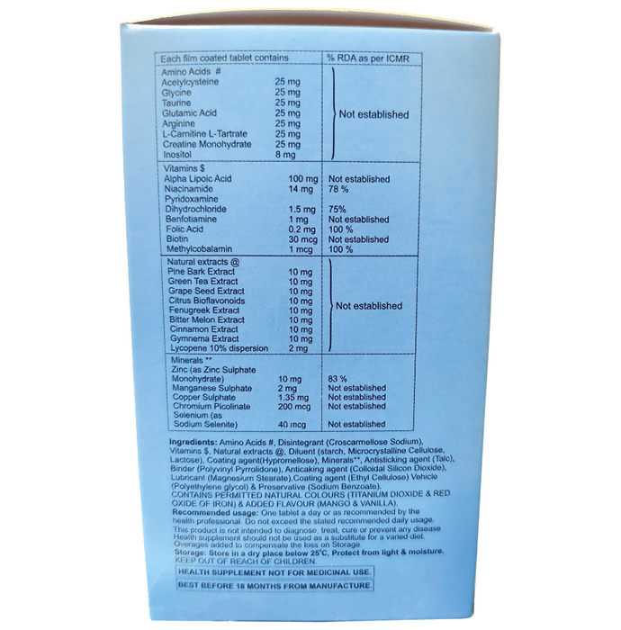 Fourts Herbo Vit 33 Tablets - Distacart