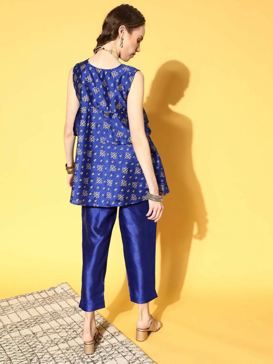 Ahalyaa Poly Silk Swirling Volume Kurta Set - Distacart