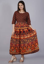 Vamika Multicolor Cotton Printed Party/Casual Wear Kurti (GAM17K)