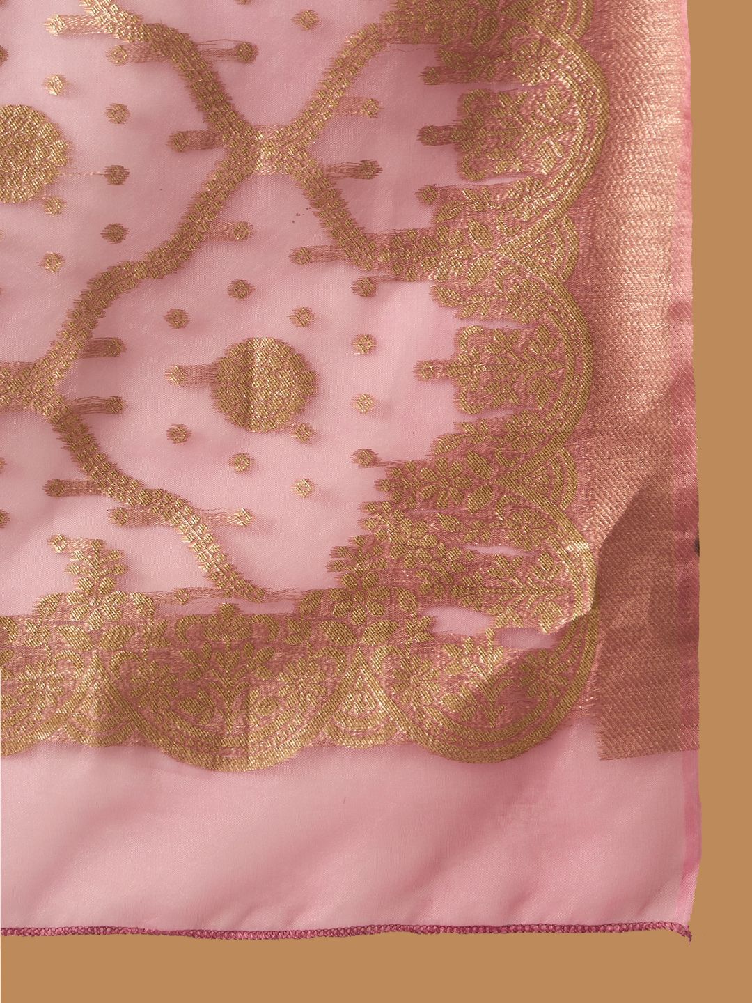 Indo Era Ethnic Motifs Yoke Design Straight Gotta Patti Liva Kurta with Trousers & Dupatta - Distacart