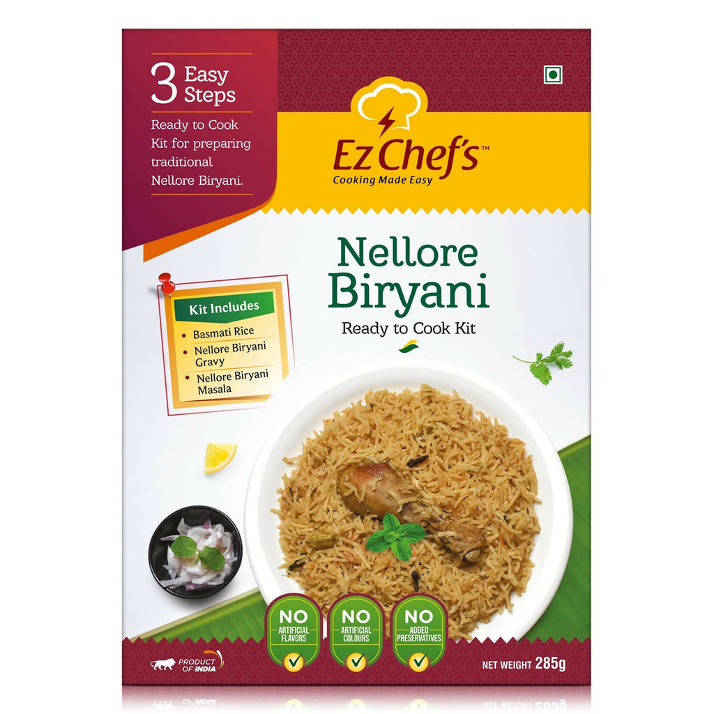 Ez Chef's Nellore Biryani Kit (Andhra Biryani) - Andhra's Famous Biryani - Distacart