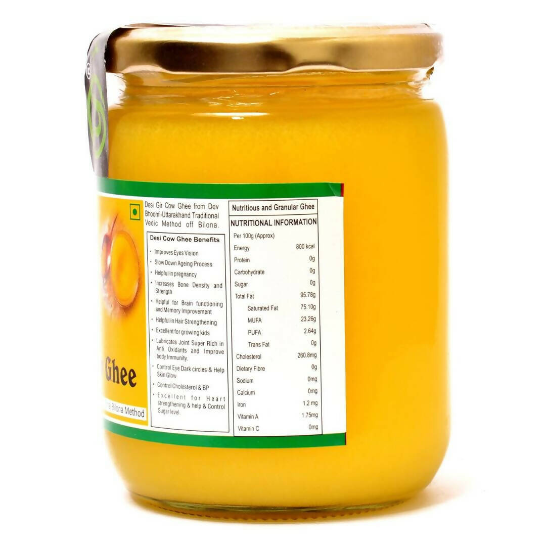 Yugmantra Organic A2 Gir Cow Ghee | Traditional Vedic Bilona Method | Handmade Curd Churned | Pure A2 Cow Ghee, Natural & Healthy - Distacart