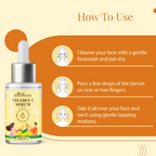 Satthwa Vitamin C Face Serum With Niacinamide & Hyaluronic Acid For Glowing Skin