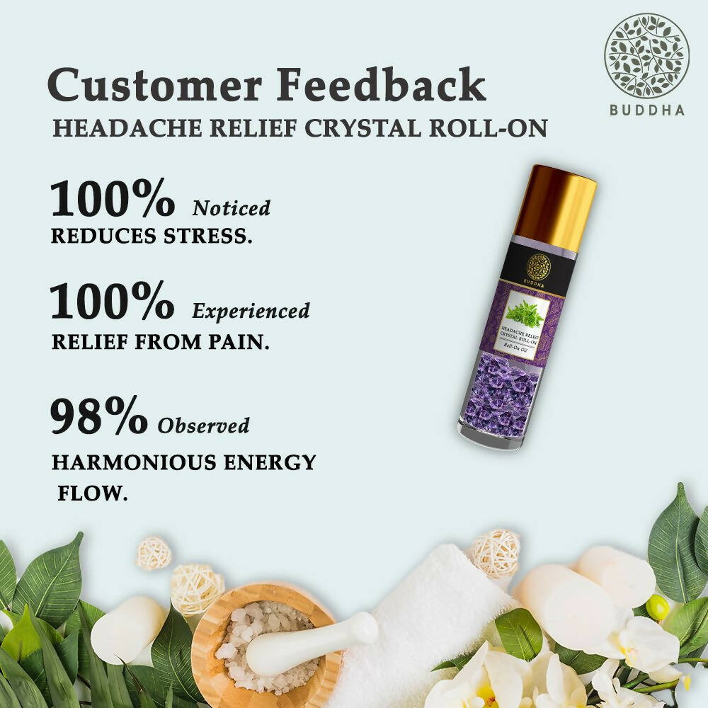 Buddha Natural Crystal Roll-On For Headache Relief - Distacart