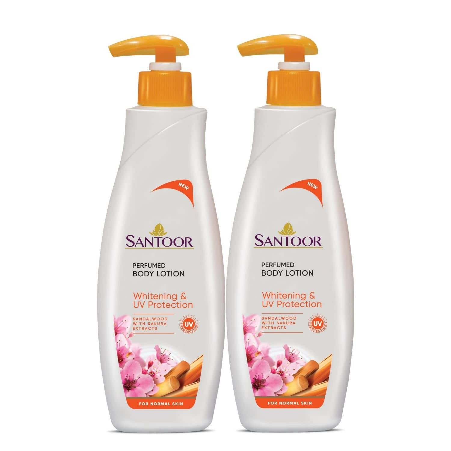 Santoor Body Lotion Whitening And UV Protection - Distacart