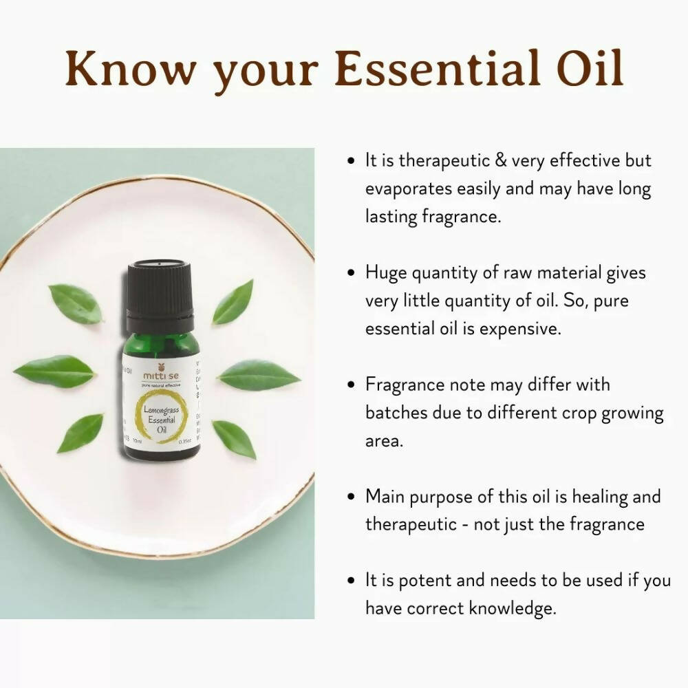 Mitti Se Lemongrass Essential Oil
