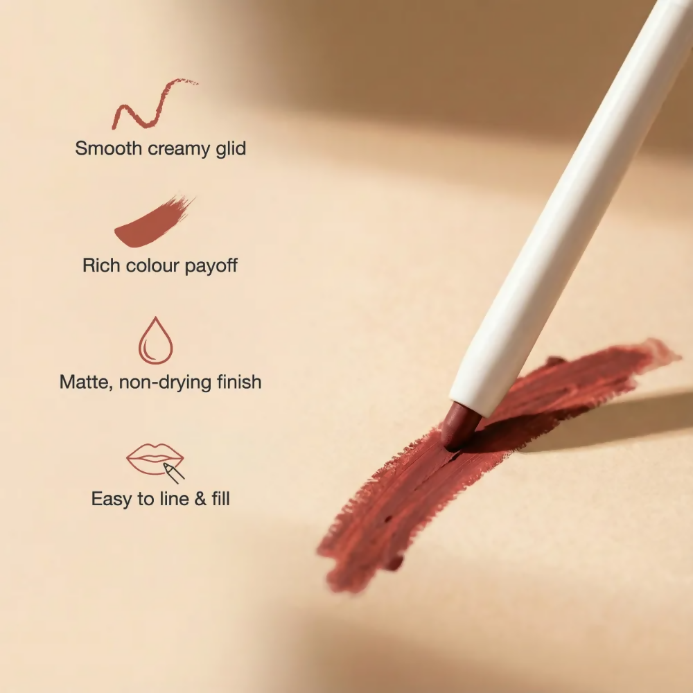 NY Bae 2-in-1 Lip Liner & Lip Colour - Laung Brown - Distacart