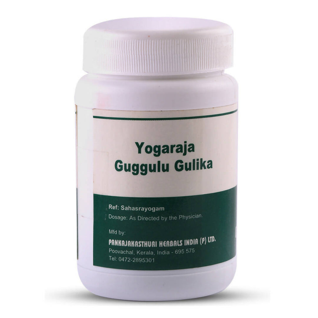 Pankajakasthuri Yogaraja Guggulu Gulika